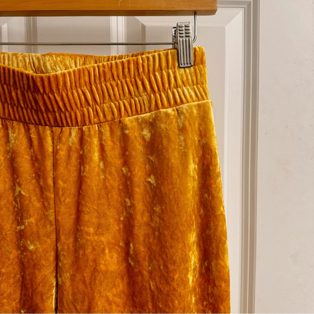 A New Day Shimmery Velvet Flowy Pants